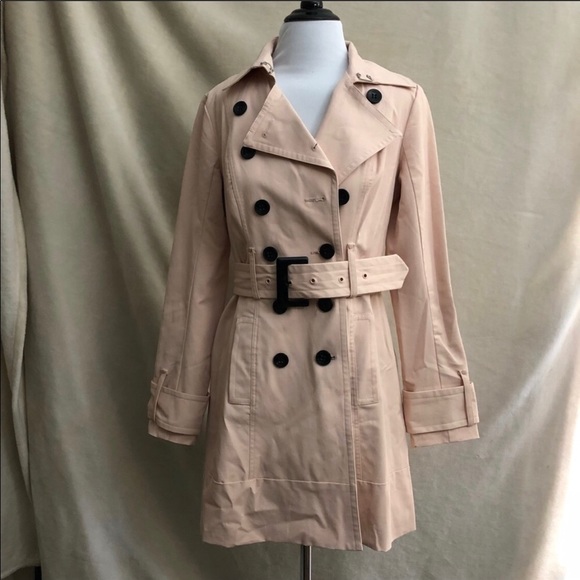 New York & Company Jackets & Blazers - New York & Company chic blush trench rain coat 🧥